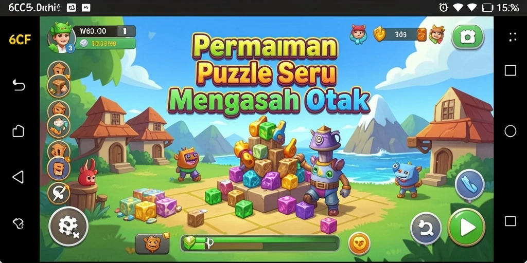 Tampilan gameplay 6CF yang menantang dan seru.