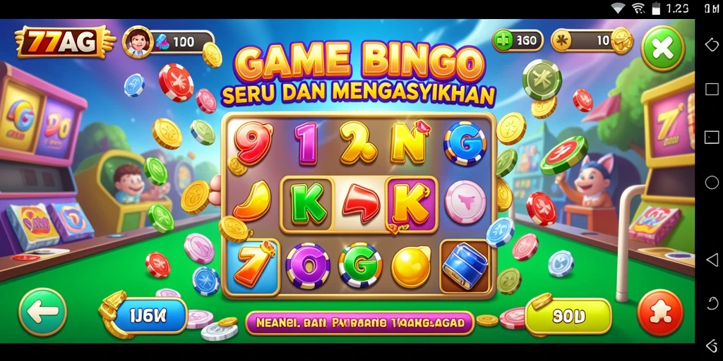Tampilan gameplay seru dan interaktif di 77AG.