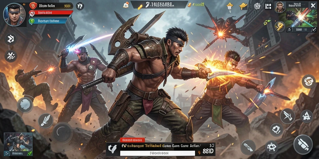 Tampilan aksi intens dari permainan <strong>88ID</strong> yang mengasyikkan.