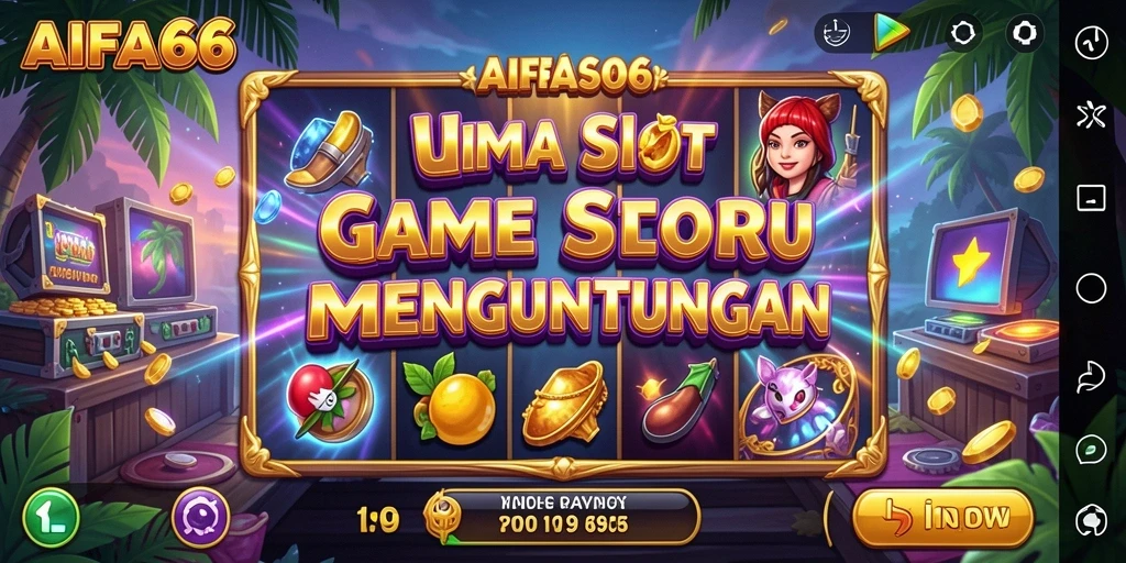 Tampilan gameplay AIFA66 yang menarik saat memutar mesin slot.