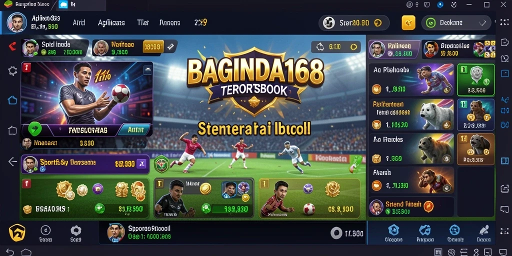Screenshot gameplay BAGINDA168 menampilkan taruhan olahraga yang seru.