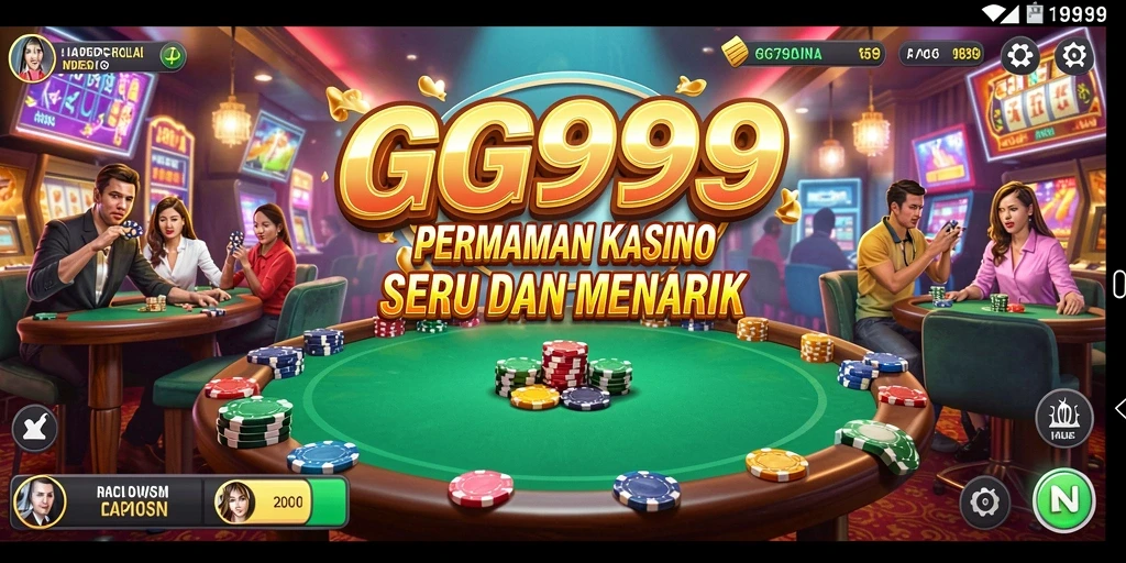 Tampilan permainan Kasino yang luar biasa dan realistis dalam GG999.