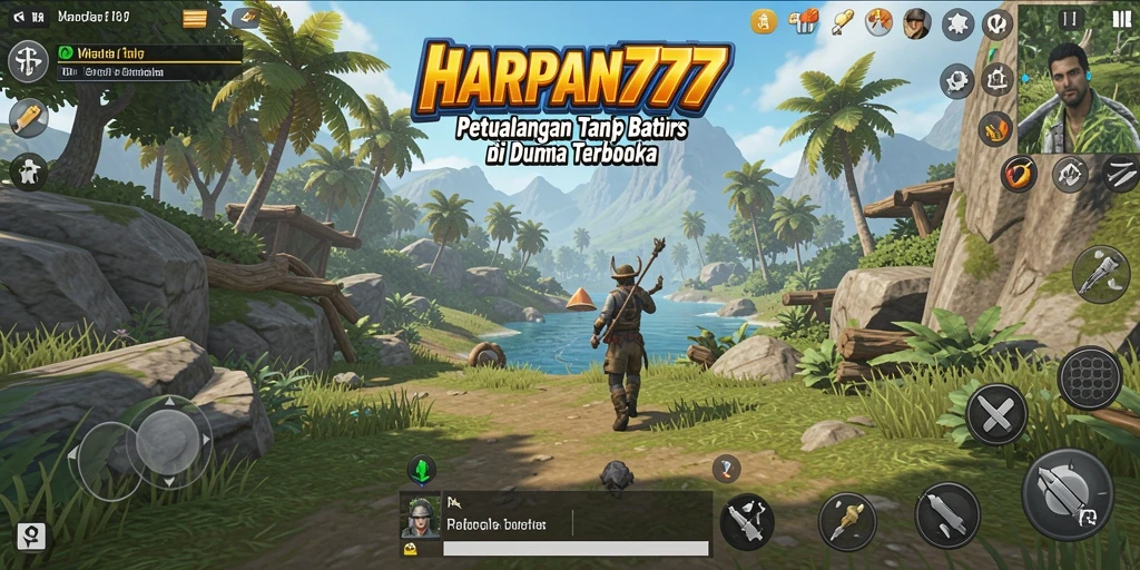 Tampilan gameplay Open World yang menakjubkan dan mendalam dari HARAPAN777.