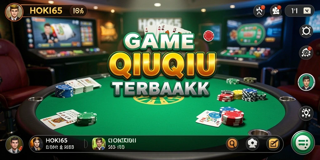 Tampilan gameplay menegangkan saat bermain QiuQiu di HOKI65.
