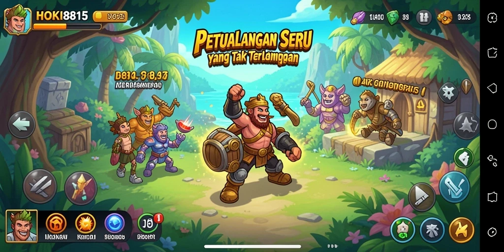Tangkapan layar menampilkan aksi seru dalam gameplay HOKI8815 yang penuh tantangan.