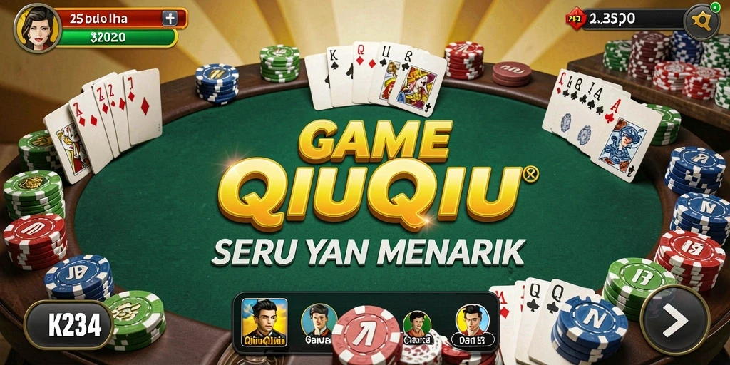 Tampilan gameplay QiuQiu yang menarik dan seru.