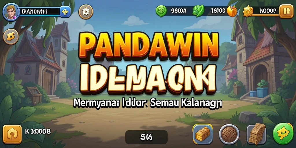 Tampilan menarik dari gameplay Idle PANDAWIN yang seru.