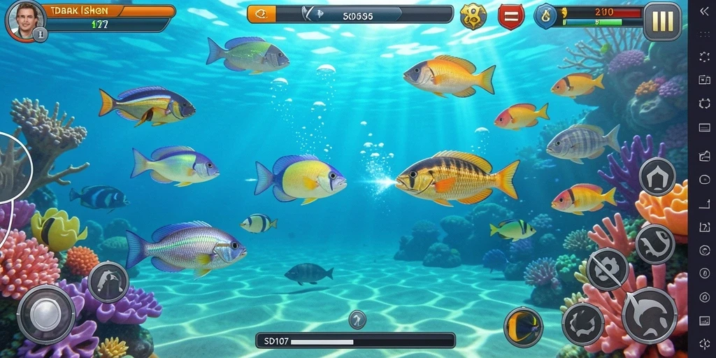 Gameplay seru menembak ikan di SD107.