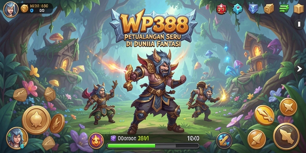 Tangkapan layar WP888 menunjukkan aksi petualangan yang mendebarkan dan penuh tantangan.